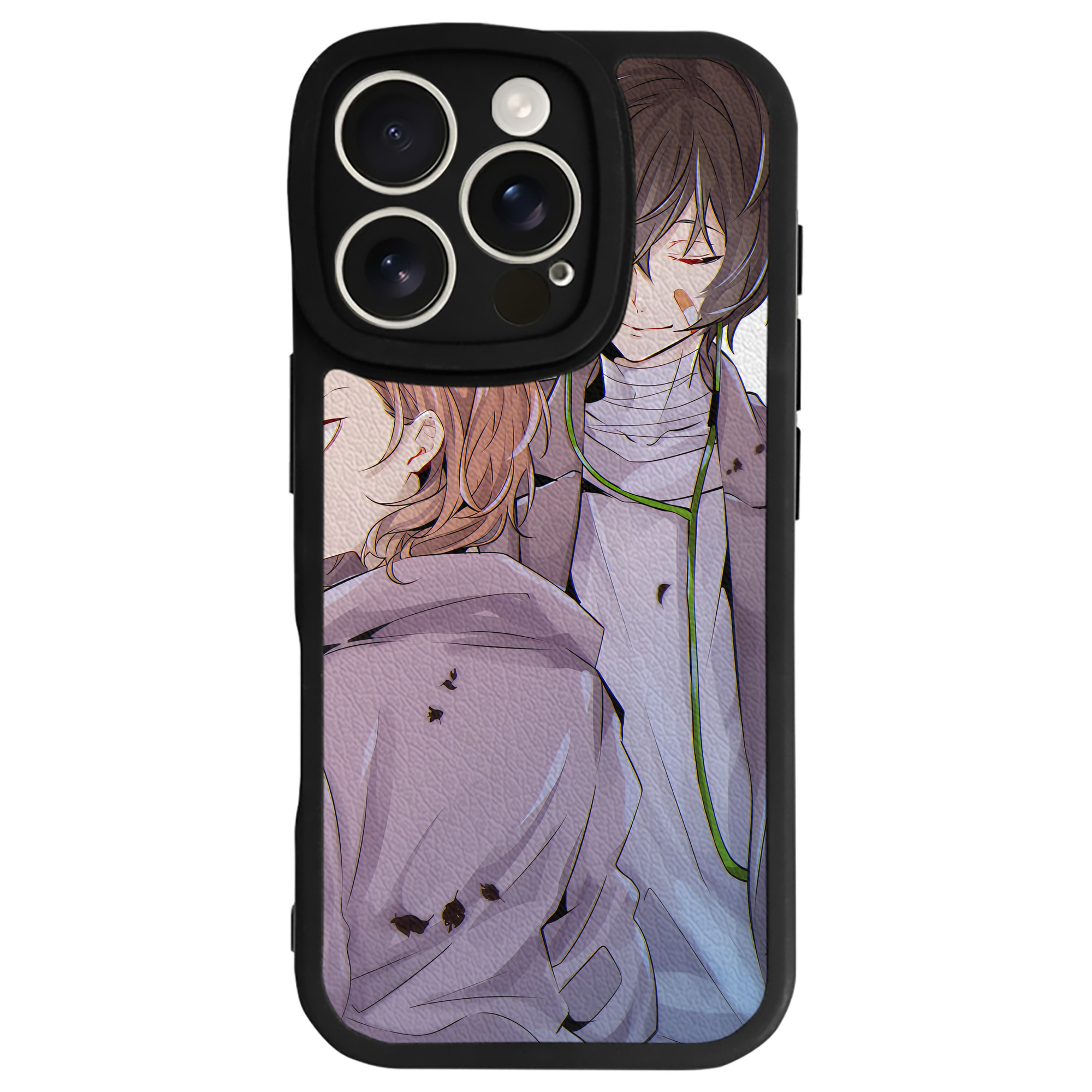 （画像用） 文豪ストレイドッグス Bungo Stray Dogs 【iPhone 16シリーズ対応】シリコンスマホケース（レザー調） 材質：シリコン